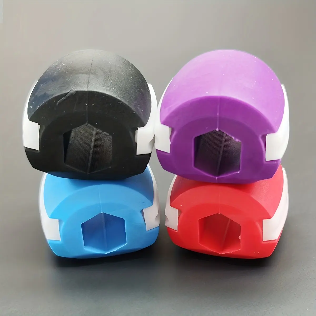 4counts/set Masseter Training Device for Jawline Lift, Facial Tightening, and Face Slimming - Chewing Balls for Jaw and Neck Muscles Exerciser