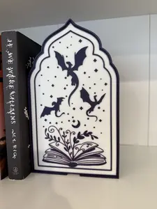 Dragon Lightbox Bookend and Book Nook