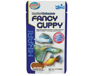 Hikari Tropical Fancy Guppy Fish Food, 0.77 oz (22g)