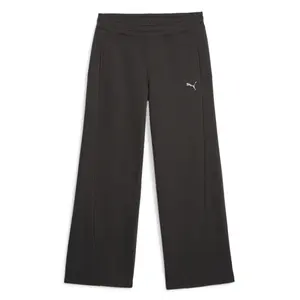PUMA Womens Motion High Waisted Sweatpants Casual - Black