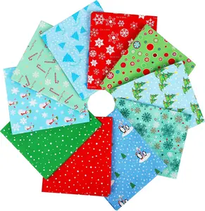 Newbrothread&Craftido 100% Cotton Quilting Fabric Bundles 10pcs Fat Quarters 18"x21" Medium Weight 5.2 oz for Quilting Sewing Patchwork Home Textile Christmas, TikTokShopDealsforYouDays, fathersdaygiftideas
