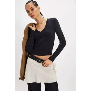 Free People : Neria Long Sleeve in Black