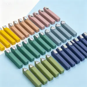 Metal Lathe Cutting Tools 38PCS, C6 Carbide Tip Cutter Tool Bit Set, Milling Welding Bit Lathe Cutting Tool Kit for Metal Lathe Tooling, Reusable Carbide Inserts for Precision Cutting, 5/16" Tool Bits Set