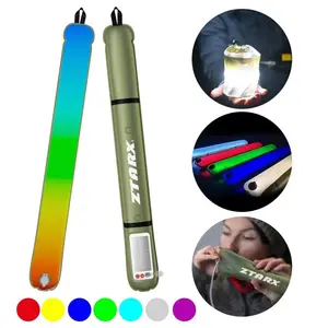 Solar Powered Inflatable Camping Lantern, 1 Count Foldable Inflatable LED Tube Light, Portable Light for Outdoor Camping, Hiking, Travel