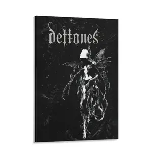 Rock Band Deftones Poster retro Canvas Art Room Aesthetic And Wall Picture Living Decor Gift（17）