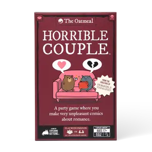 Exploding Kittens Horrible Couple: Extra Horrible Edition Relationship Party Card Game, Playing Cards for Gifting