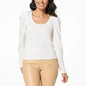 C. Wonder C Wonder Tweed Knit Sweater Top