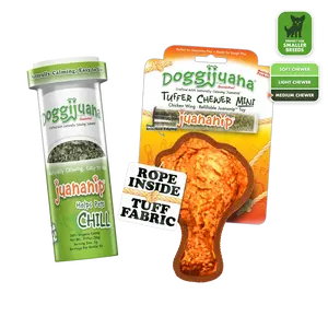 Tuffer Chewer Mini Doggi Duo Bundle - Chicken Leg