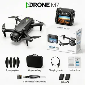 FPV Drone with Camera, Remote-Controlled Quadcopter (Dual-Battery Edition) ,Easy to Control,Brushless Motors