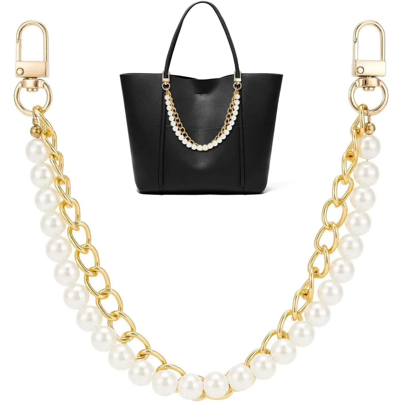 1Pcs Pearl Purse Chain Charms for Handbags Wallet Crossbody Bag