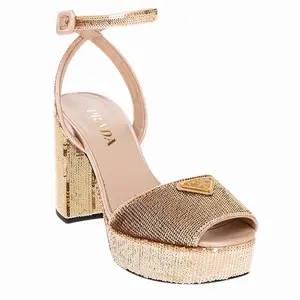 Prada Sequined Platform Heels - 41