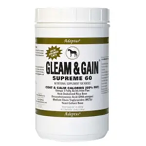 Adeptus Solid Wood Nutrition  Gleam & Gain Supreme For Horses10 lbs.