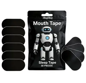 Ning Mouth Tape 120/60/30 Strips 4/2/1-Month Supply Hypoallergenic Adhesive Gentle Ultra Breathable Stop Snoring Sleep Tape Sports Accessory Black and Pink