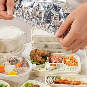 120pcs Reusable Recyclable Aluminum Foil Elastic Food Covers for Refrigerator and Kitchen Storage, Stretchable Foil Lids Fit Bowls Plates and Dishes, Easy to Use Freshness Covers for Leftovers, Dust Proof Design Suitable for Daily Home Use