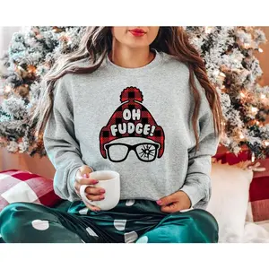Oh Fudge Sweatshirt, Christmas Sweatshirt, Funny Christmas Shirt, Holiday Shirt, Christmas Gift, Christmas Vacation Shirt, Funny Holiday Tee, Christmas Movie, Holiday Winter Sweater, Christmas Gift