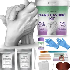 Hand Casting Kit (Mold Non Toxic) Easy and Fun Couple Gifts