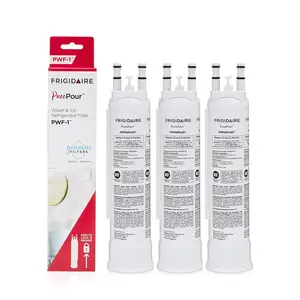 NSF Certified Frigidaire FPPWFU01 Water Filter, PurePour PWF-1 Replacement for Refrigerator – Reduces 99% of Lead, Chlorine, & Mercury – Clean, Great-Tasting Drinking Water – Easy DIY Install, 6 Months or 200 Gallons