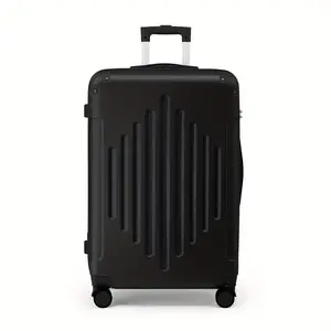 20, 24, And 28-Inch Hard-Shell Carry-On Suitcase Made of ABS, Featuring Tsa-Approved Locks And Quiet Spinner Wheels, Suitable for Airline Travel As a Lightweight Checked Bag Color: Black Size: 20 inch