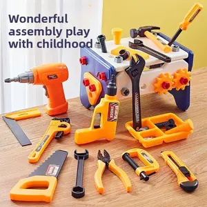 TikTok Simulation Tool Pretend Play Set Baby Educational Disassembly Assembly Hands-on Gift Birthday Gift Toolbox
