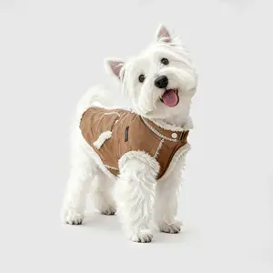 pet stuff Adorable Fleece Coat for Pets, Suitable for Dogs & Cats, Teddy Bichon Pomeranian Yorkie Small Dog Clothes, Cute Pet Clothing ﻿