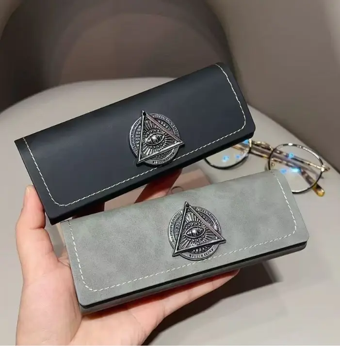 "Evil Eye" Stylish & Unique Glasses Case – Portable, Crush-Resistant, Premium Retro Storage Case for Men's & Women's Frames