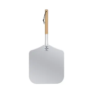Hakka 12"x 13"x25" Detachable Handle Aluminum Pizza Peel