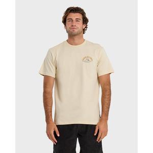 Quiksilver | Bubble Arch Short Sleeve T-Shirt | Men's 100% Cotton Graphic Print Soft Hand Feel | Surf & Swim & Everyday Wear