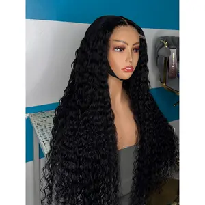 5x5 CLOSURE DEEP WAVE WIG (HD LACE)