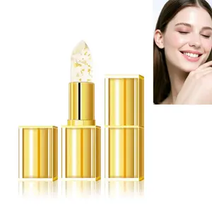 Transferproof Color Changing Lipstick, Color Changing Lipstick Gold Foil for Women, Long Lasting 24 Hours Moisturizing Glossy Shine Lip Gloss, Deep Nourishment