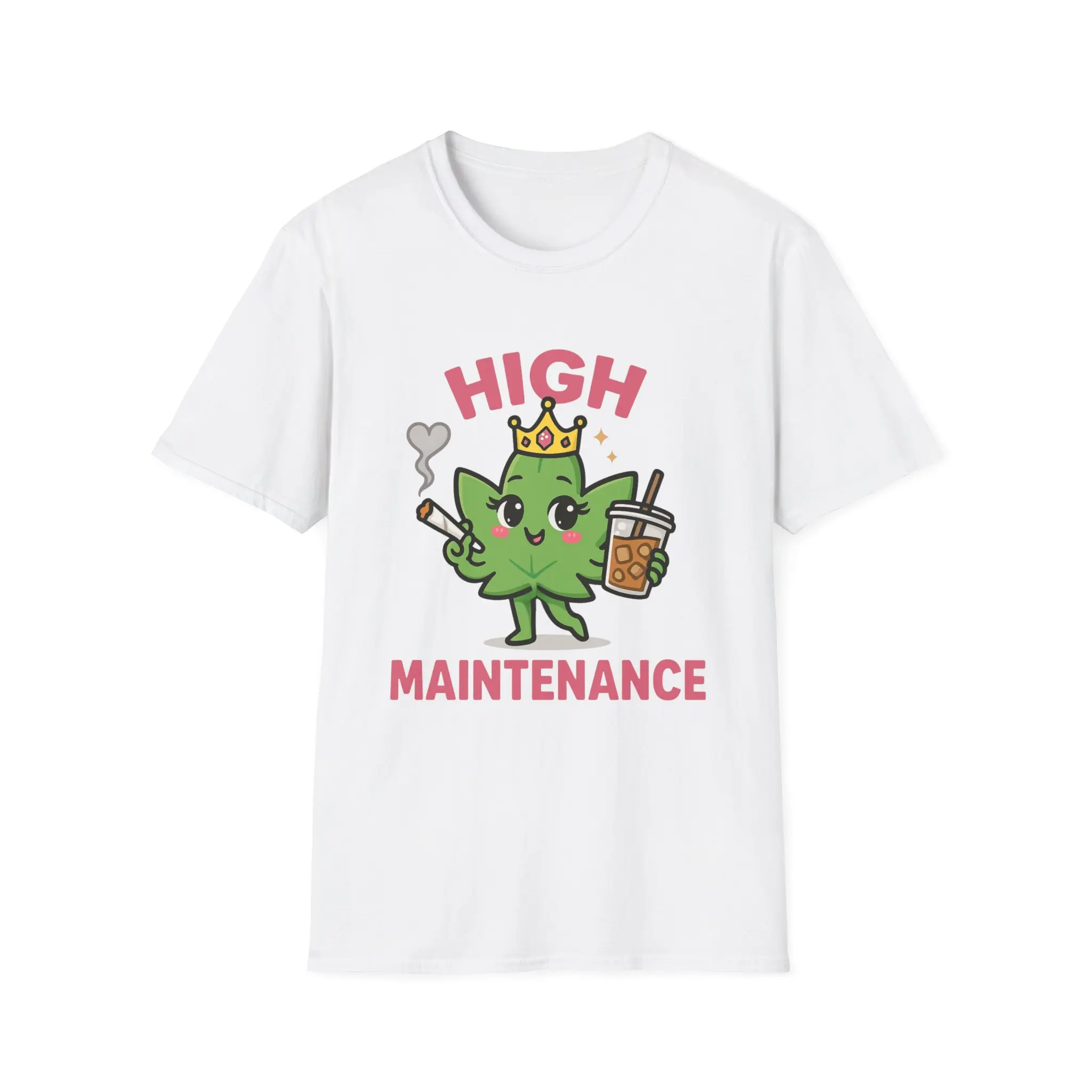 High Maintenance – Stoner Princess Tee Cotton Fabric