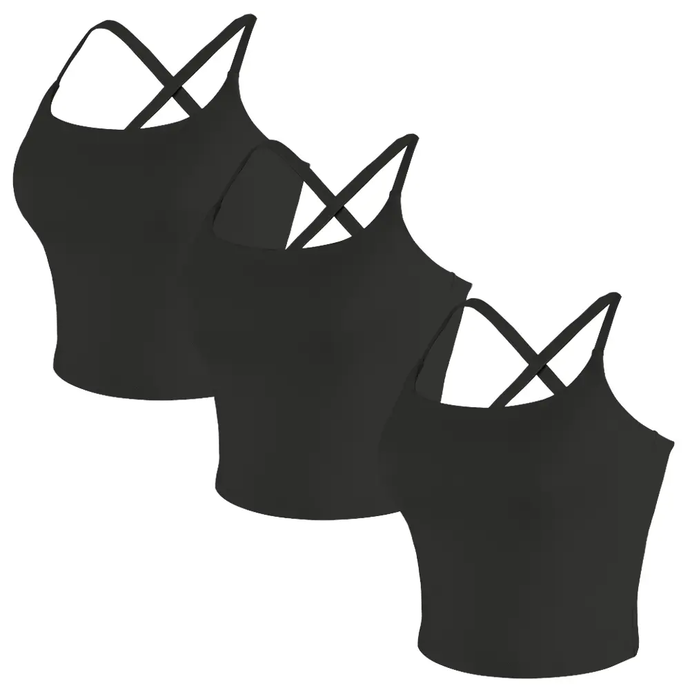 Adjustable Straps & Thicker Fabric - 3PCS - 3Black