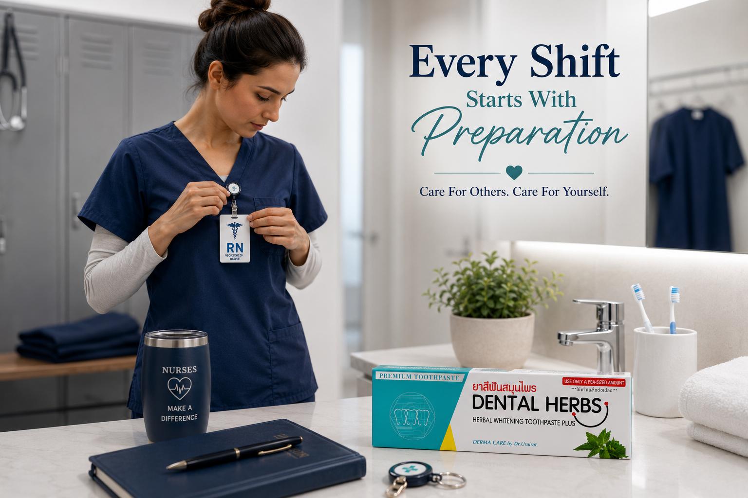 Nurse Essentials Herbal Toothpaste | Fresh Breath Toothpaste | Botanical Toothpaste | Whitening Toothpaste for Coffee & Tea Drinkers | Daily Oral Care | Premium Toothpaste | 80g