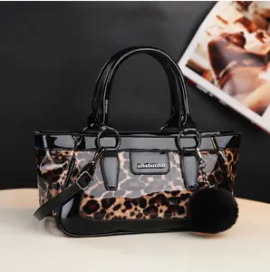 H112-New fashion leopard print bag Boston pillow bag shoulder crossbody bag bag