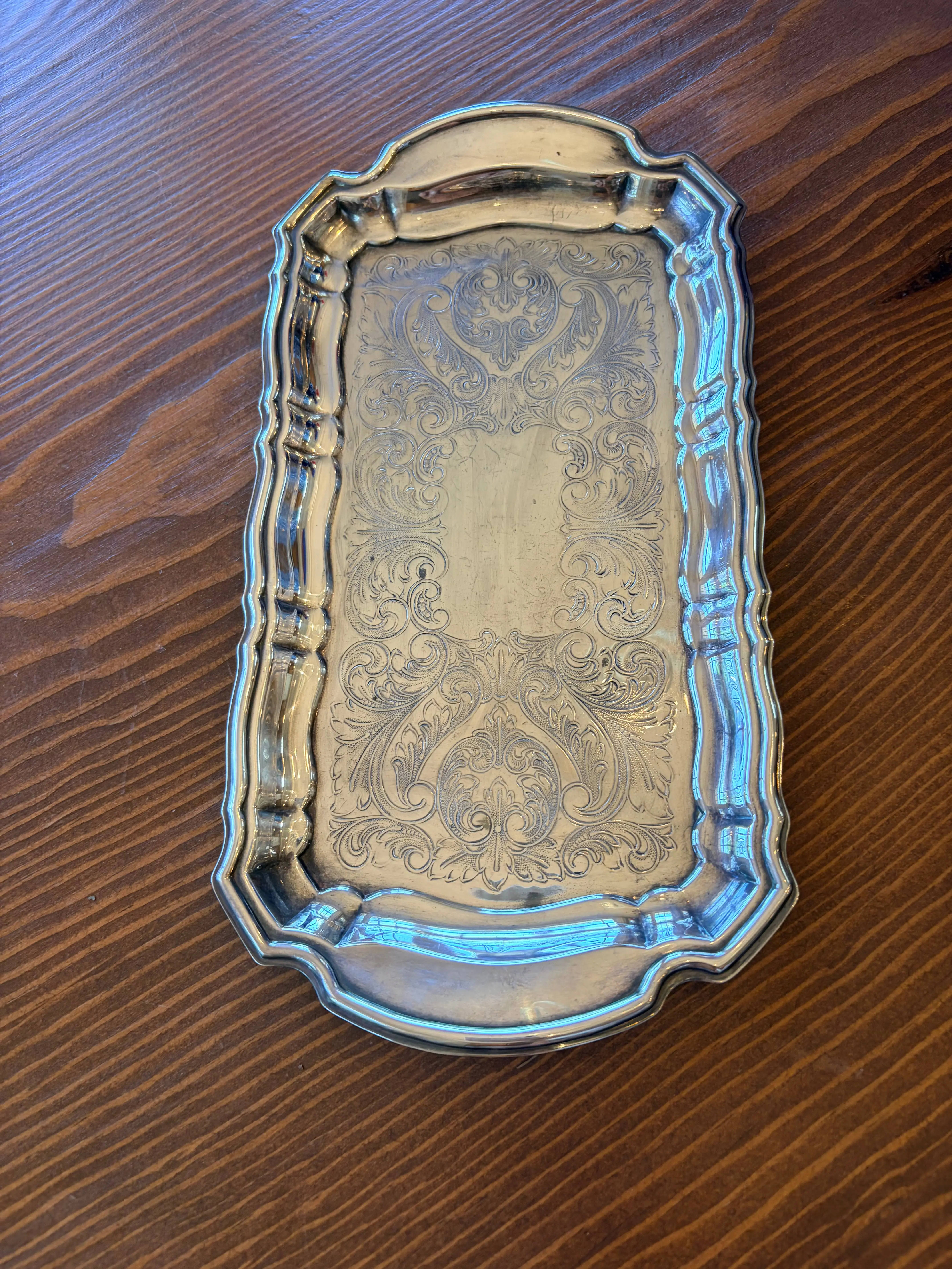 Rectangle Silver Tray