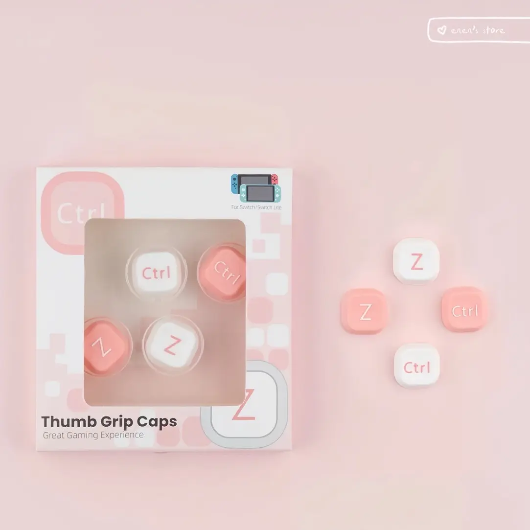 Switch button covers cute pink ctrl+z