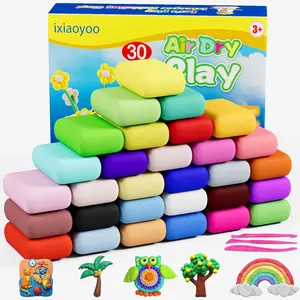 Air Dry Clay, DIY Model Toys with Sculpting Tools, Soft & Non-Sticky, Home Party Favors, Birthday & Christmas Gifts for Age 3-12 Years Old Boys Girls Kids