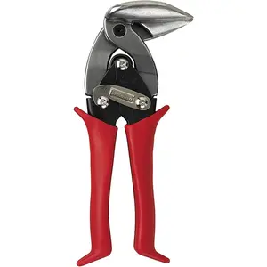 Aviation Snip - Left Cut Upright Tin Cutting Shears with Forged Blade & KUSH'N-POWER Comfort Grips Aviation Snip - Left Cut Upright Tin Cutting Shears with Forged Blade & KUSH'N-POWER Comfort Grips