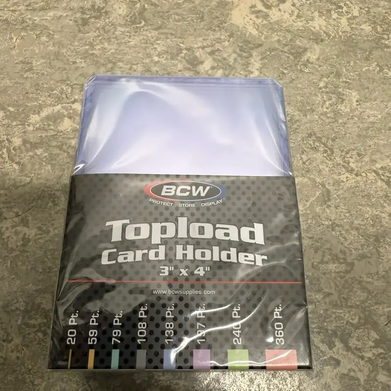 BCW Standard 3x4 toploaders 25 ct.(Pokemon top loaders) Pokemon Cards Trading - TikTok Shop BCW Standard 3x4 toploaders 25 ct.(Pokemon top loaders) Pokemon Cards Trading - TikTok Shop