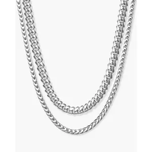Cuban + Franco Chain Stack Cuban + Franco Chain Stack