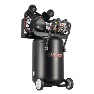 VEVOR 20 - Gallon Air Compressor, 2HP 4.5 SCFM at 90PSI, Max 125PSI Pressure Oil - Free Air Compressor Tank, Portable on Wheels for Auto Repair, Tire Inflation, Spray Painting, Woodwork Nailing, 120VVEVOR Super Brand Day