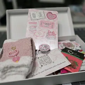 Blind Date with a Kindle E-book Box | Blind Date with a Book | Kindle Insert, Magnetic Kindle Grip, Dust Plug Charm and more! SEASONAL BOXES NOW AVAILABLE!
