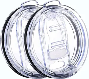 20 oz Tumbler Replacement Lids Compatible with yeti Lids 20 oz Replacement Lid 10 oz Lowball Lid, 10 oz Mug Lid and 24 oz Mug Replacement Lids for Tumblers(2 Pack)