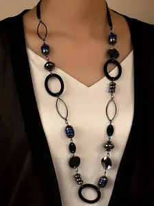 Vintage Geometric Design Pendant Necklace for Women & Girls, Western Style Jewelry for Party, Daily Clothing Decor, Trendy All-match & Exquisite Jewelry for Birthday Gift, Exquisite Chain Jewelry, Jewelry Gifts