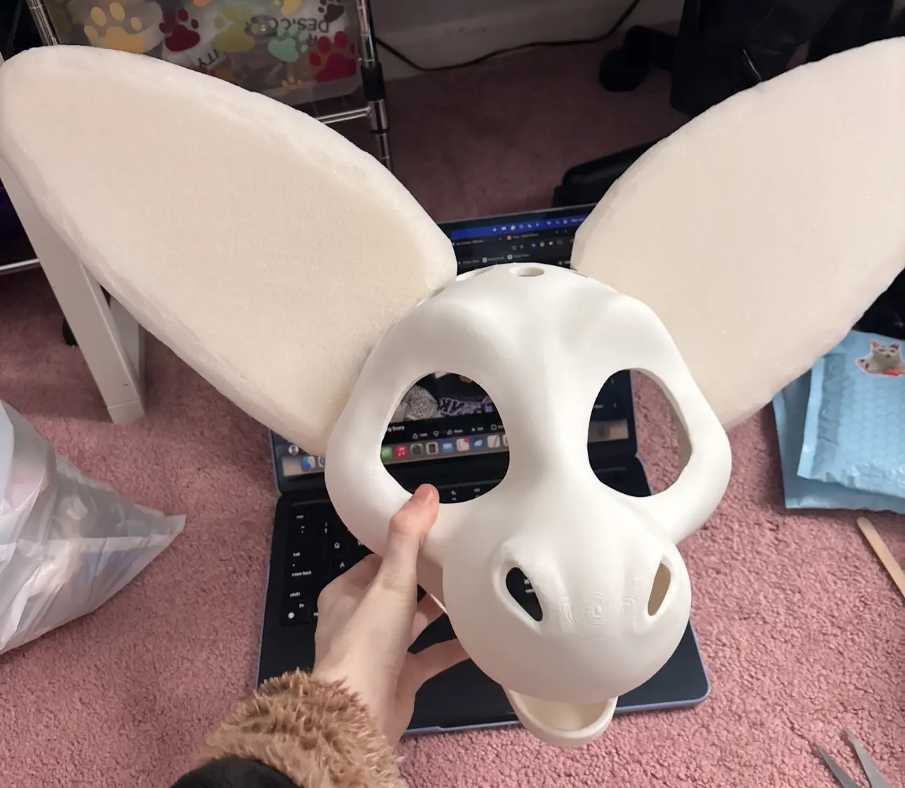 Dutch Angel Dragon Head WITH EARS & EYES - 3D Printed