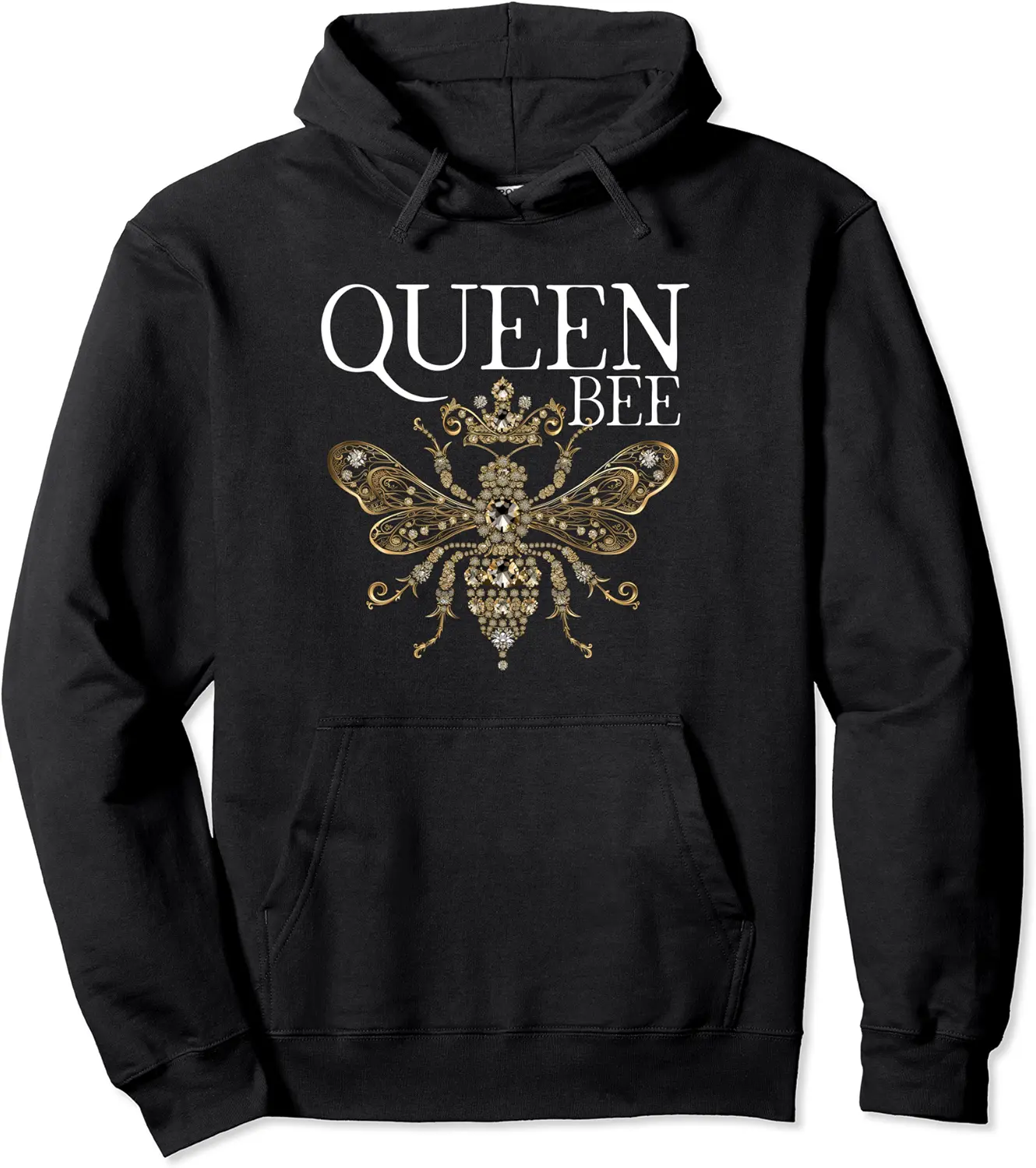 Queen Bee Jewelry Jewels Cute Beekeeping Beekeeper Pullover Hoodie - Emmacole Shop 38B0CV5NKYYF