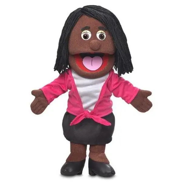 Barbara, Woman Puppet, Black (14") Barbara, Woman Puppet, Black (14")