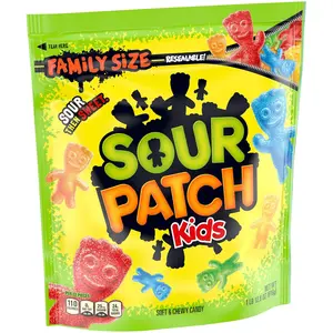 Free Ship SOUR PATCH KIDS Soft & Chewy Candy, Family Size, 1.8 lb Bag
