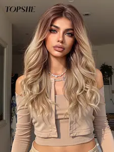 Topshe Handwoven Mono Pre Styled Wig, Soft Hair Strands, Natural Parting, Fashionable and Attractive, Medium Length, All Seasons