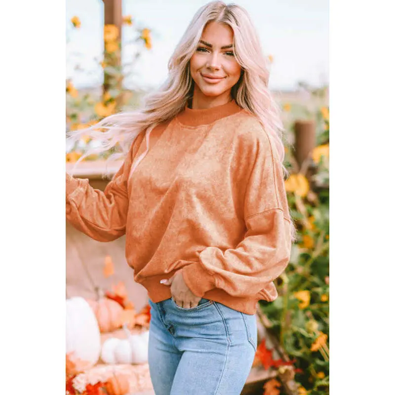 Acid Wash Orange sweatshirts