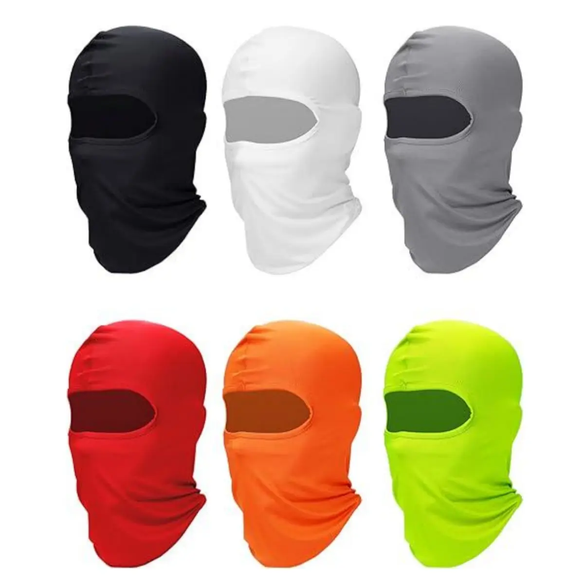 6 Pcs Ice Silk Balaclava Face Mask,Cooling Sun Protection Helmet Liner for Men Women,Zero-Fogging Breathable Full Face Shield for Motorcycle Riding & Cycling,Halloween Christmas Party Fathersdaygift,Hand Tools Kits